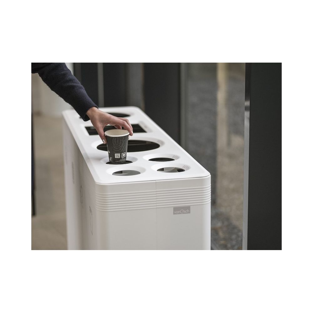 Set van 4 wielen tbv Functionals afvalscheidingssysteem Ditch