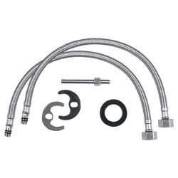 Differnz koud/warmwater kraan gebogen - mat zwart
