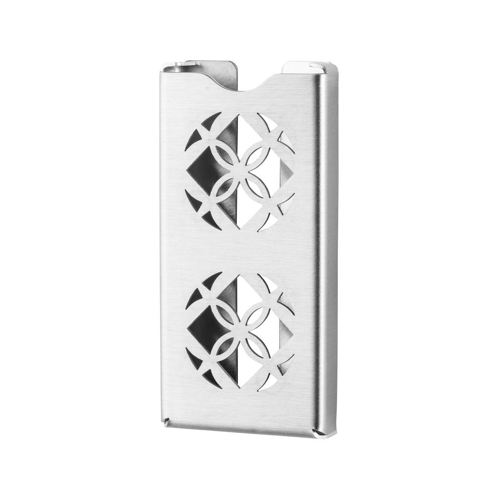 MediQo-line SmartNose houder voor luchtverfrisser bloemendesign - RVS