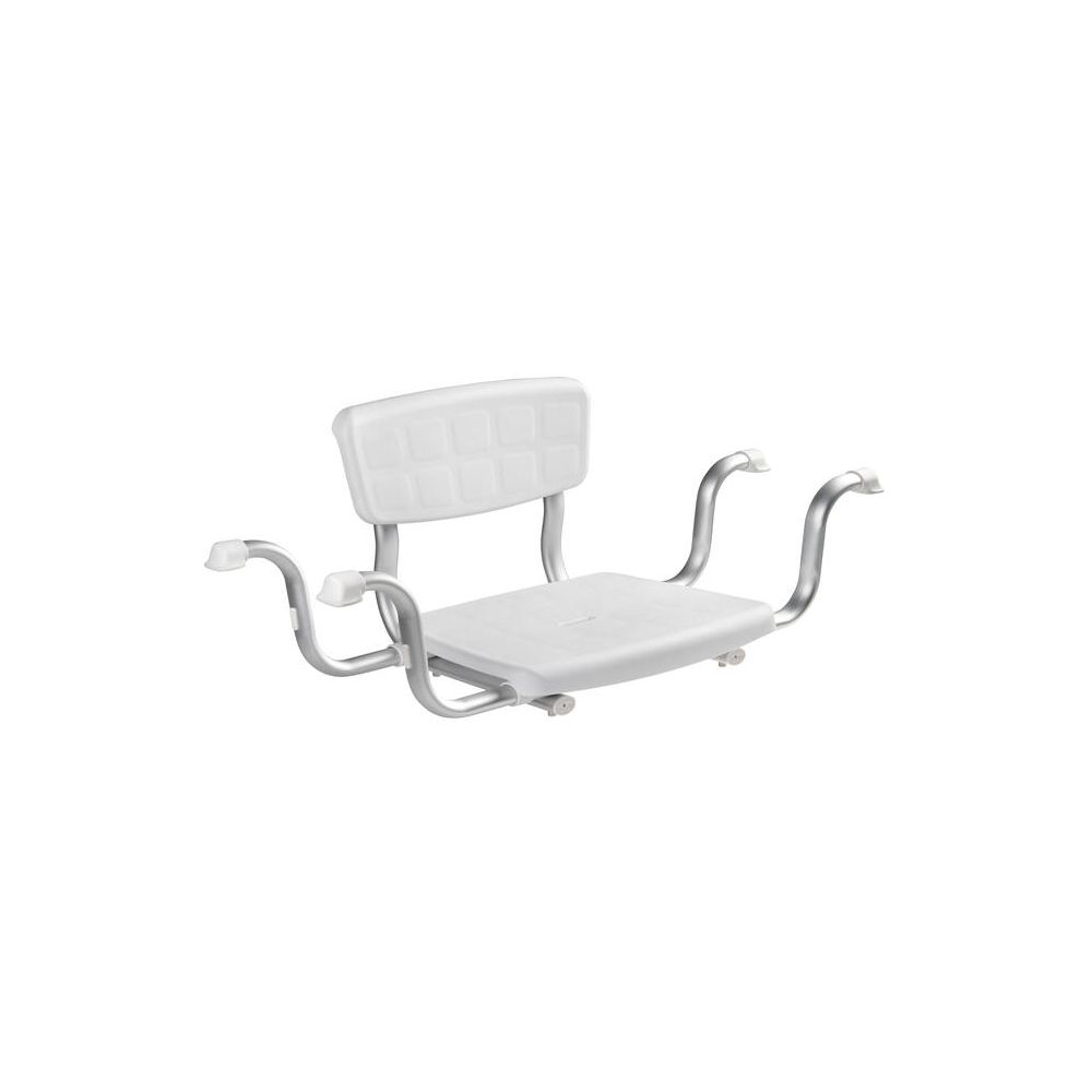 SecuCare Quattro badzitje met rugleuning - wit