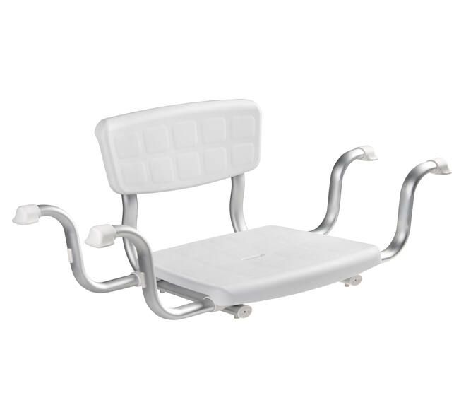 SecuCare SecuCare Quattro badzitje met rugleuning - wit