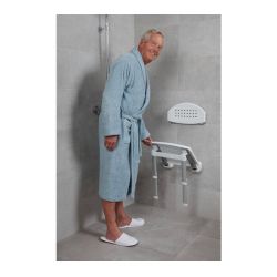 SecuCare rugleuning voor douche stoel/zitje - wit