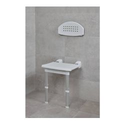 SecuCare rugleuning voor douche stoel/zitje - wit