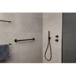 SecuCare Wandbeugel 60 cm RVS - zwart