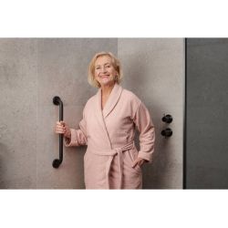 SecuCare Wandbeugel RVS - zwart