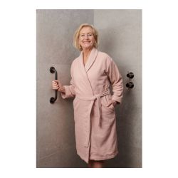 SecuCare Wandbeugel 30 cm RVS - zwart