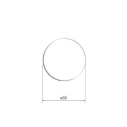SecuCare Anti-slip Sticker Rond 35 mm 32 stuks ⌀ 35 mm - Semi-transparant