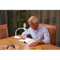 SecuCare LED Loeplamp 2,25 vergroting - wit