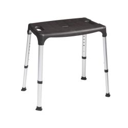 SecuCare Quattro  Douchestoel, verstelbaar in hoogte 39-54 cm - zwart