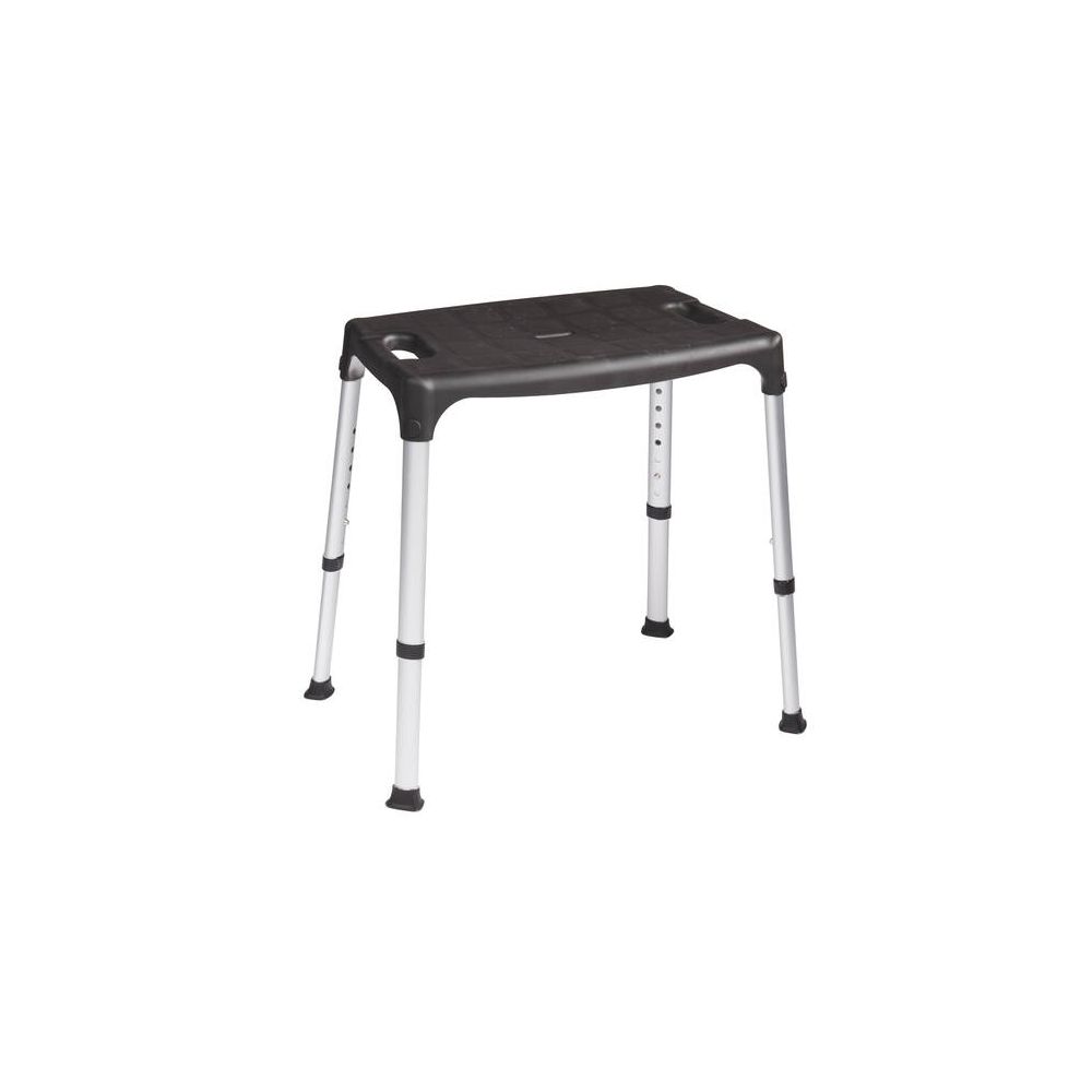 SecuCare Quattro  Douchestoel, verstelbaar in hoogte 39-54 cm - zwart