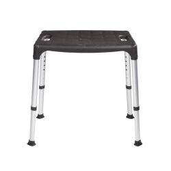 SecuCare Quattro  Douchestoel, verstelbaar in hoogte 39-54 cm - zwart