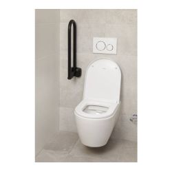 SecuCare Premium Toiletbeugel opklapbaar 70 cm - zwart