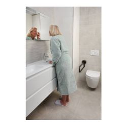 SecuCare Premium Toiletbeugel opklapbaar 70 cm - zwart