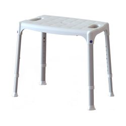 SecuCare Douchestoel Quattro verstelbaar in hoogte 39-54 cm - wit