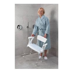 SecuCare Douchestoel Quattro Comfort kussen - blauw