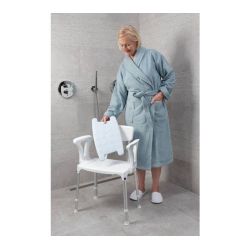 SecuCare Douchestoel Quattro Comfort kussen - blauw