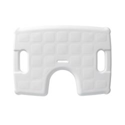 SecuCare Douchestoel Quattro stoel met uitsparing, rugleuning en armleggers - wit