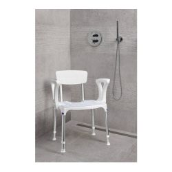 SecuCare Douchestoel Quattro Comfort kussen - blauw