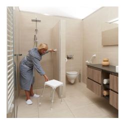 SecuCare Douchekruk Quattro verstelbaar in hoogte 39-54 cm - Wit