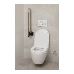 SecuCare Toiletbeugel Premium lengte 70 cm RVS gepolijst - chroom