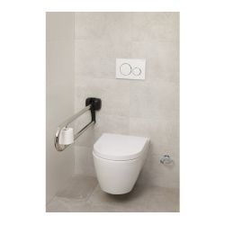 SecuCare Toiletrolhouder voor Toiletbeugel Premium RVS gepolijst - chroom