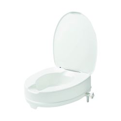 SecuCare Toiletverhoger met klep hoogte 10 cm - wit