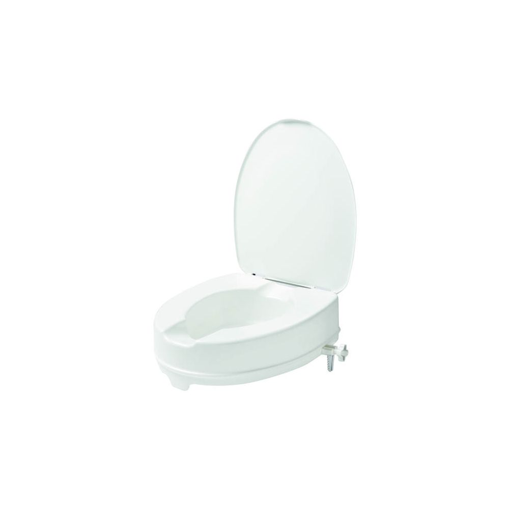 SecuCare Toiletverhoger met klep hoogte 10 cm - wit
