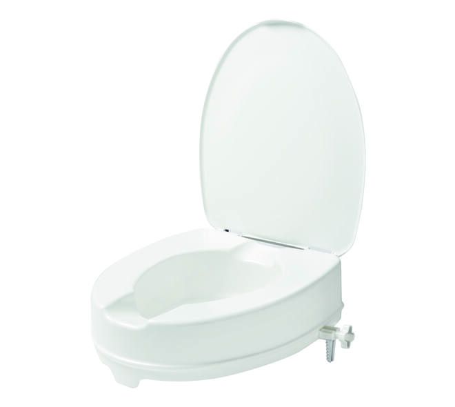 SecuCare SecuCare toiletverhoger met klep hoogte 10 cm - wit