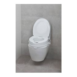 SecuCare Toiletverhoger met klep hoogte 10 cm - wit