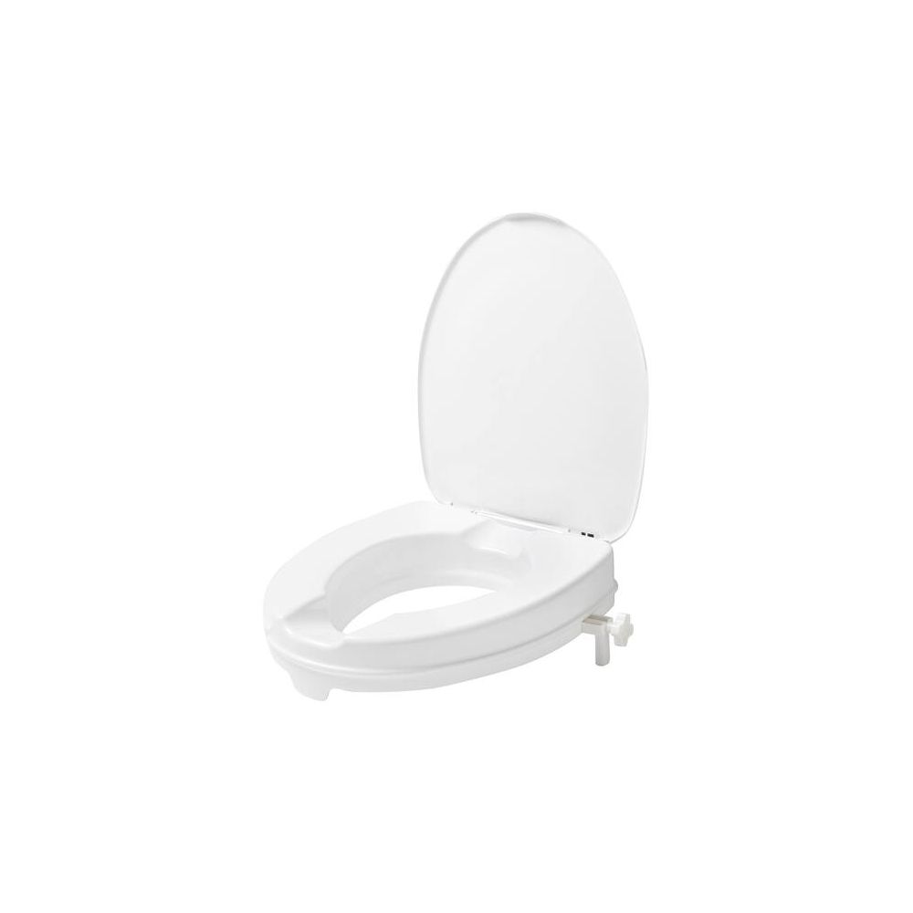 SecuCare Toiletverhoger met klep hoogte 6 cm - wit