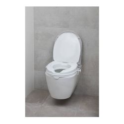 SecuCare Toiletverhoger met klep hoogte 6 cm - wit