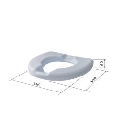 SecuCare Comfort kussen voor toiletverhoger - blauw