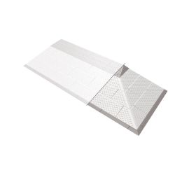 SecuCare drempelhulp 3 laags uitbreiding 1-zijdig links/rechts 32x45 cm - Grijs/Bruin