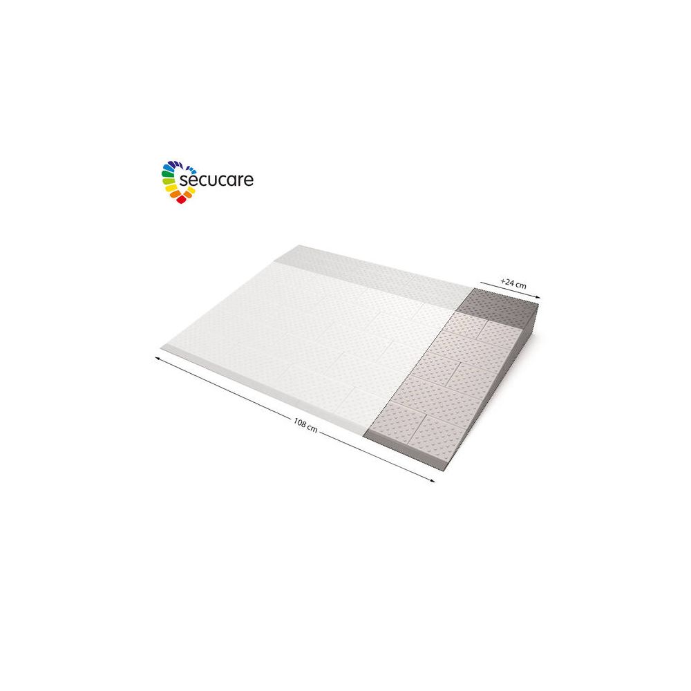 SecuCare drempelhulp set 6 verbredingsset naar 108 cm  - Grijs/Bruin