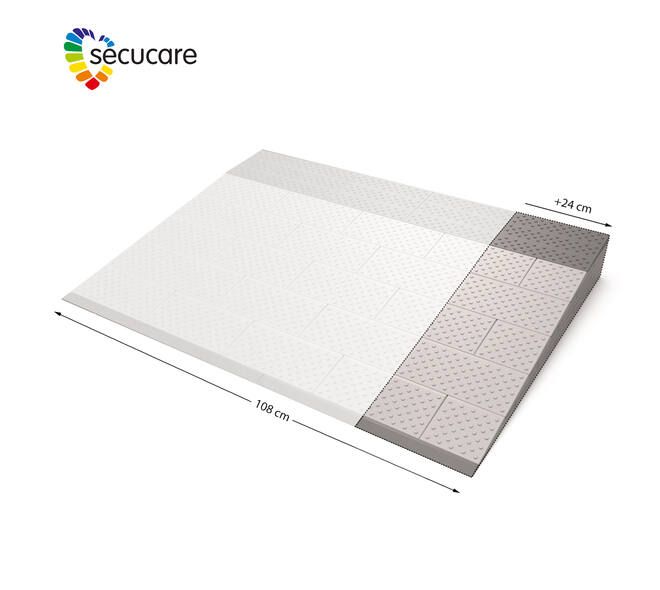 SecuCare SecuCare drempelhulp set 6 verbredingsset naar 108 cm - grijs/bruin