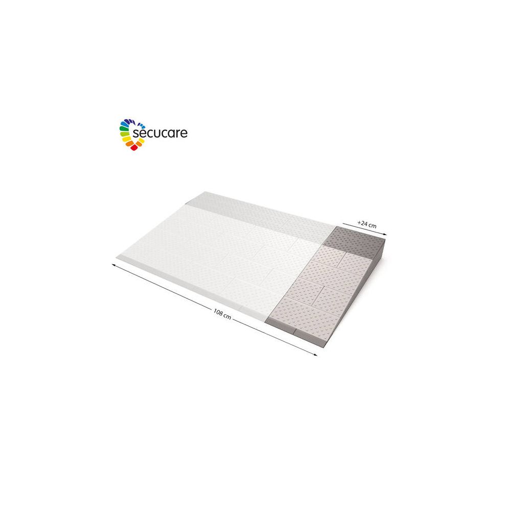 SecuCare drempelhulp set 5 verbredingsset naar 108 cm - Grijs/Bruin