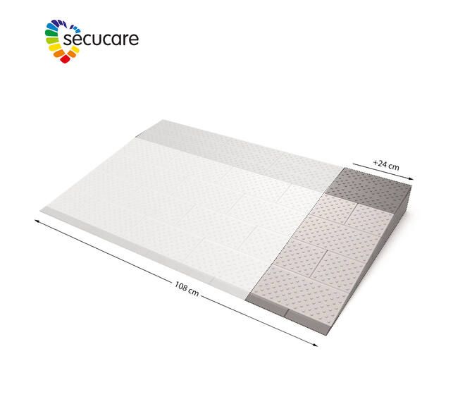 SecuCare SecuCare drempelhulp set 5 verbredingsset naar 108 cm - grijs/bruin