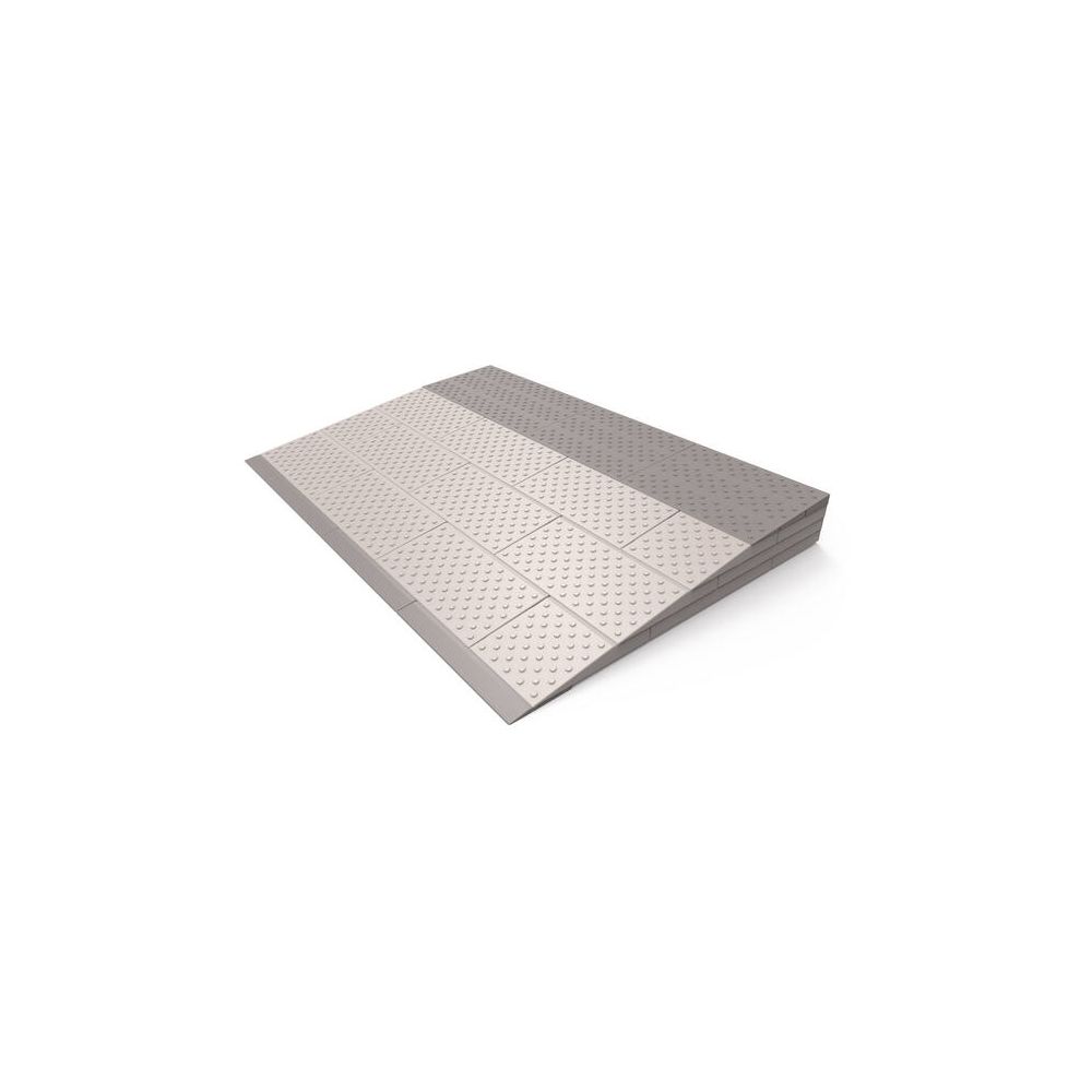 SecuCare drempelhulp Set 4 laags 84x8x57 cm - Grijs/Bruin