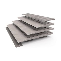 SecuCare drempelhulp Set 4 laags 84x8x57 cm - Grijs/Bruin