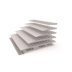 SecuCare drempelhulp Set 5 laags84x10x69 cm - Grijs/Bruin