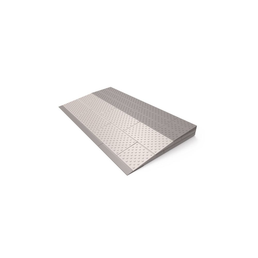 SecuCare drempelhulp Set 3 laags 84x6x45 cm - Grijs/Bruin