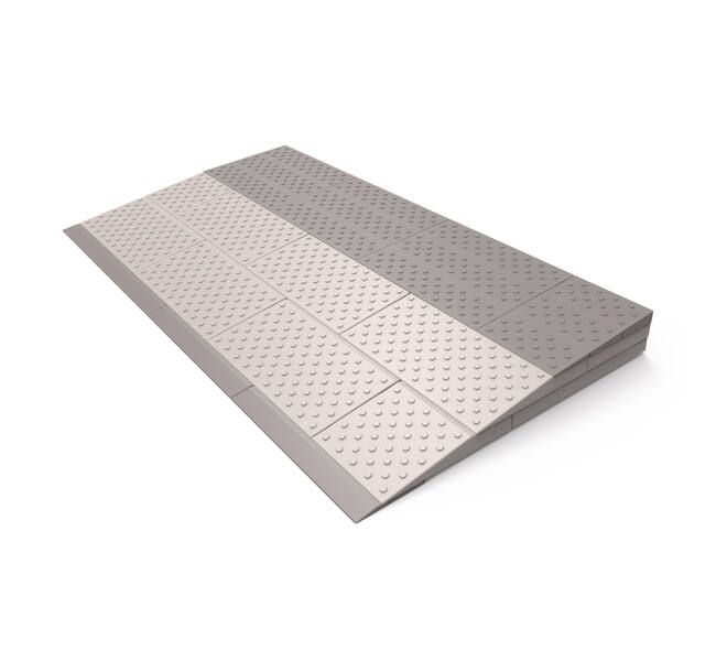 SecuCare SecuCare drempelhulp set 3 laags 84x6x45 cm - grijs/bruin