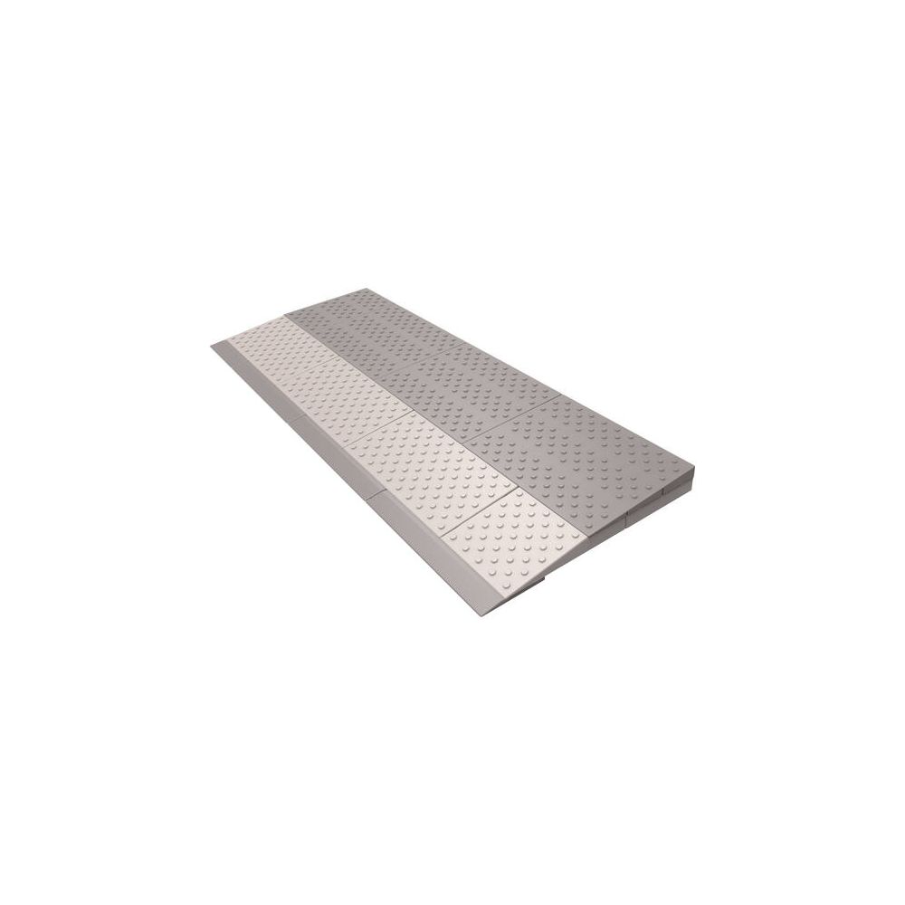 SecuCare drempelhulp Set 2 laags 84x4x33 cm - Grijs/Bruin