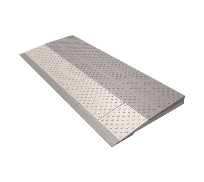 SecuCare SecuCare drempelhulp set 2 laags 84x4x33 cm - grijs/bruin