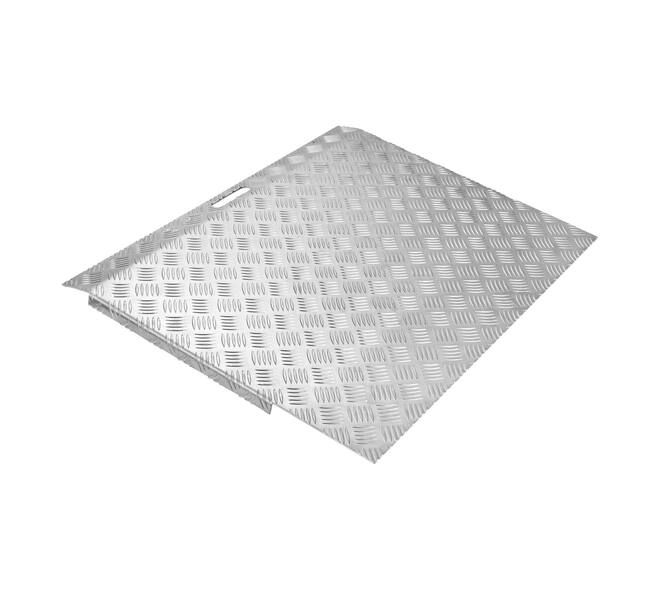 SecuCare SecuCare Alu Type 3 drempelhulp hoogte toepasbaar (78x5-15) cm - aluminium/grijs