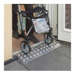 SecuCare Alu Type 1 Drempelhulp hoogte toepasbaar (B 78 H1-3) cm - aluminium/grijs