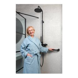 SecuCare Wandbeugel 40 cm (inkortbaar) - mat zwart
