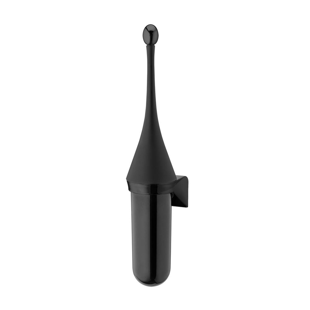 PlastiQline Exclusive toiletborstelhouder PQXBrushZ - zwart