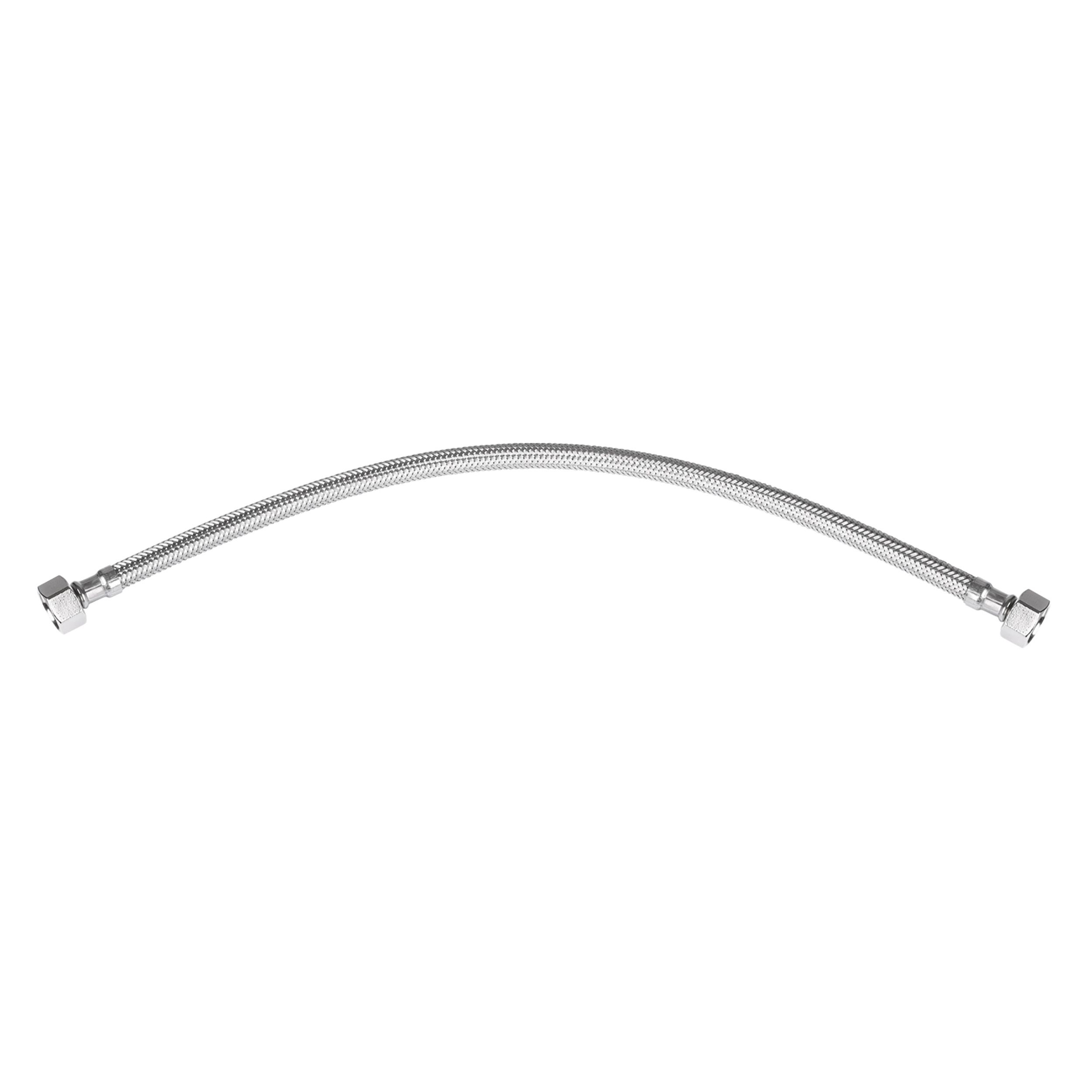 Differnz Differnz aansluitslang 50 cm voor kraan flexibel 3/8 inch naar 1/2 inch - RVS