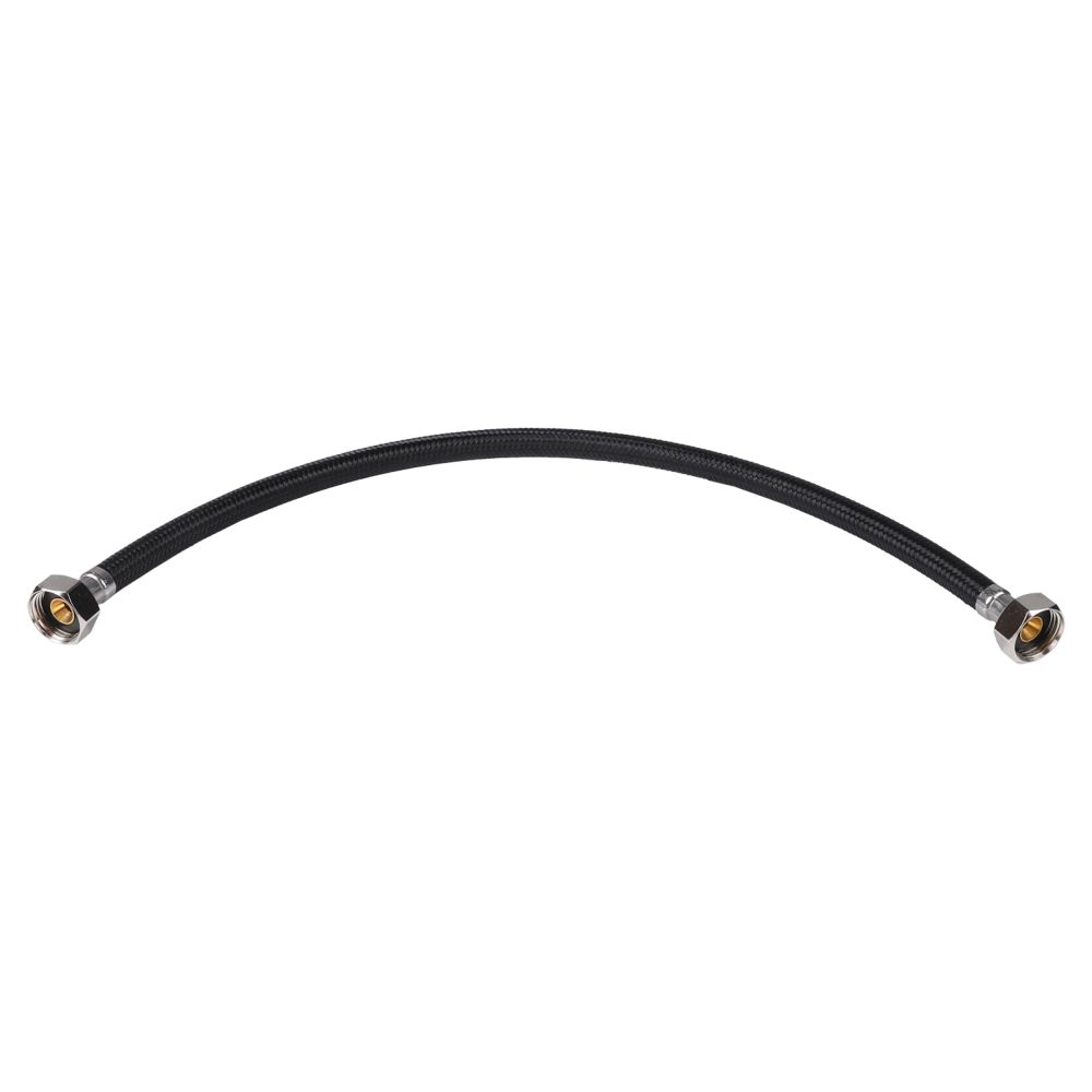 Differnz aansluitslang 50 cm flexibel 1/2 inch naar 1/2 inch - zwart